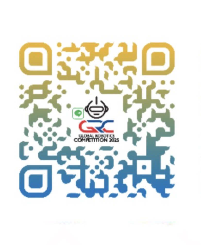 QR Code สำหรับเพิ่มเพื่อนทาง LINE ของ Global Robotics Competition
